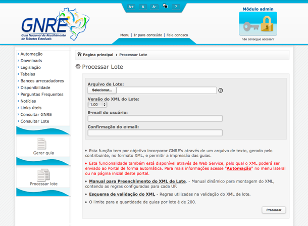 Portal GNRE