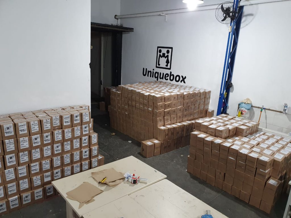 Pedidos da UniqueBox